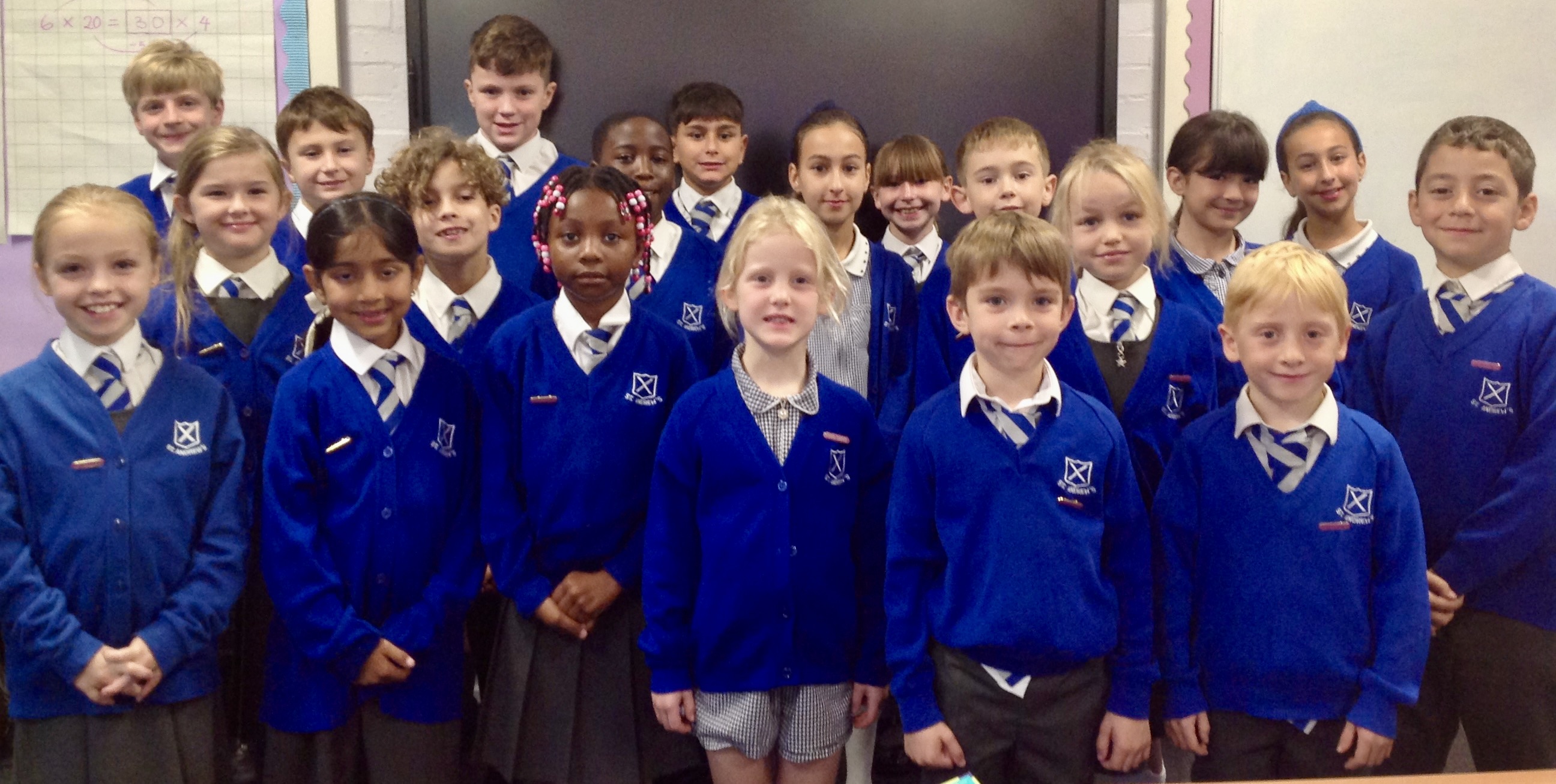 Children from Year 2 to Year 6 who have been voted onto the school council
