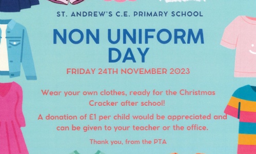 St. Andrew's C of E Primary School - Non-Uniform Day